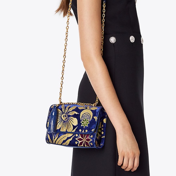 Tory Burch Bags Tory Burch Fleming Floral Convertible Shoulder Bag